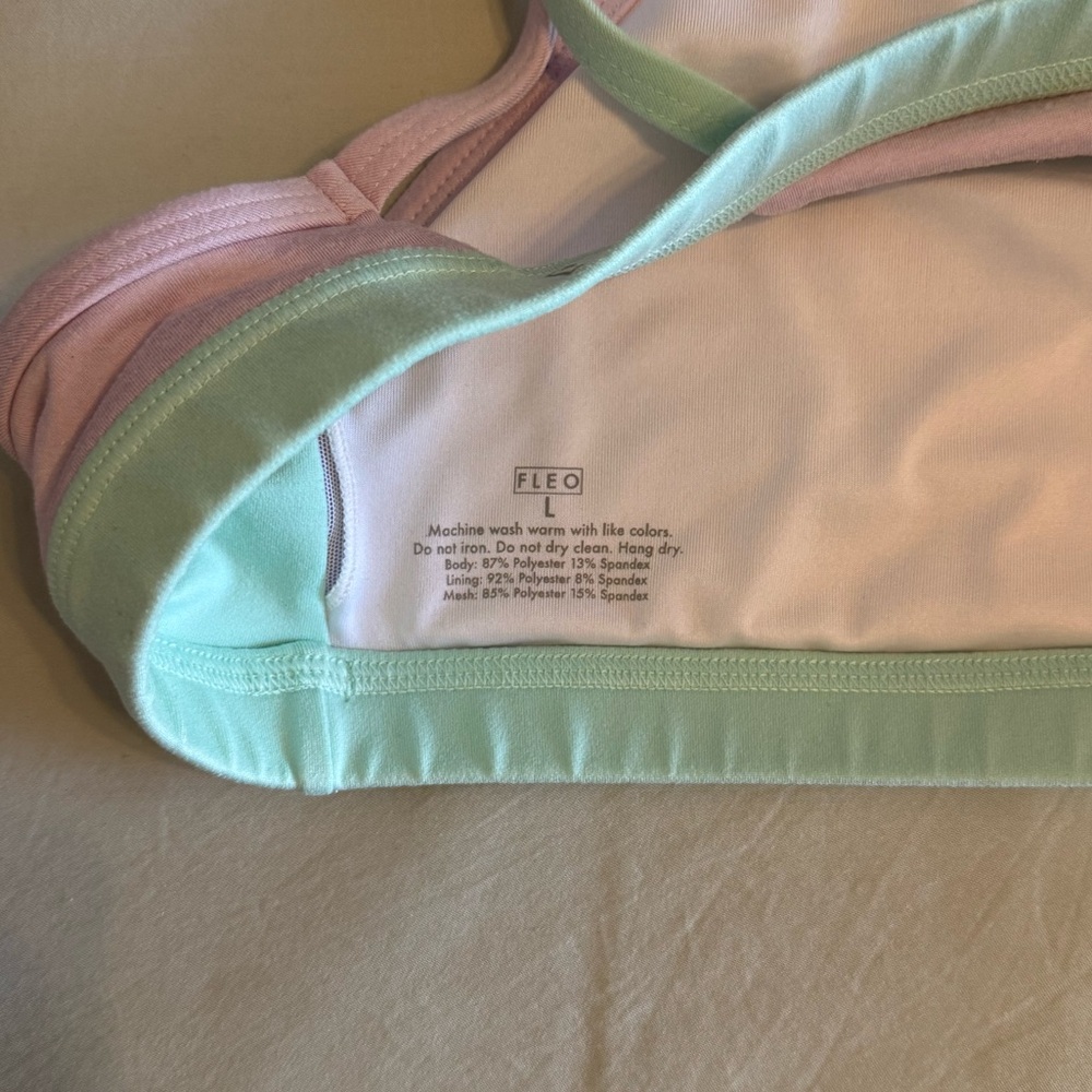 Fleo Reinette Bra - Icy Brook (Mint Green/Lilac Colorblock) - Picture 5 of 5